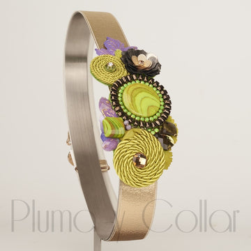 Cintura Accessorio Pluma y Collar 6072